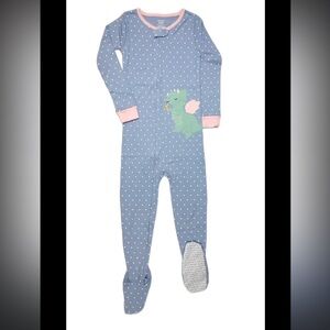 Carter's Baby Girl Dinosaurs & Unicorns Footed Pajamas